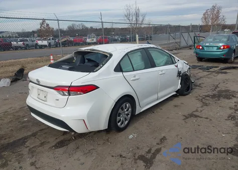 2020 Toyota Corolla Le z USA, uszkodzony, nr VIN JTDEPRAE9LJ102301